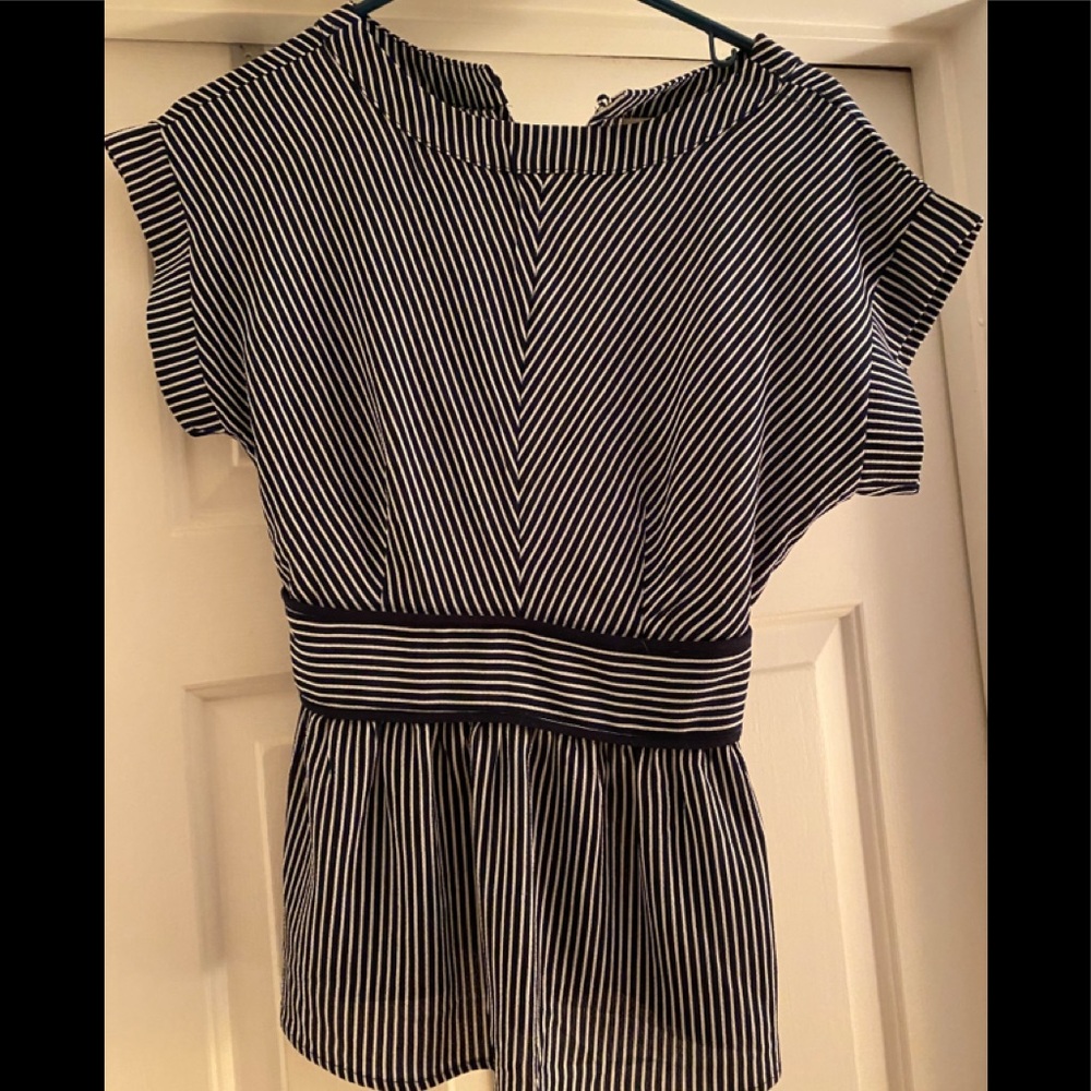 Monteau  Blue/White Top